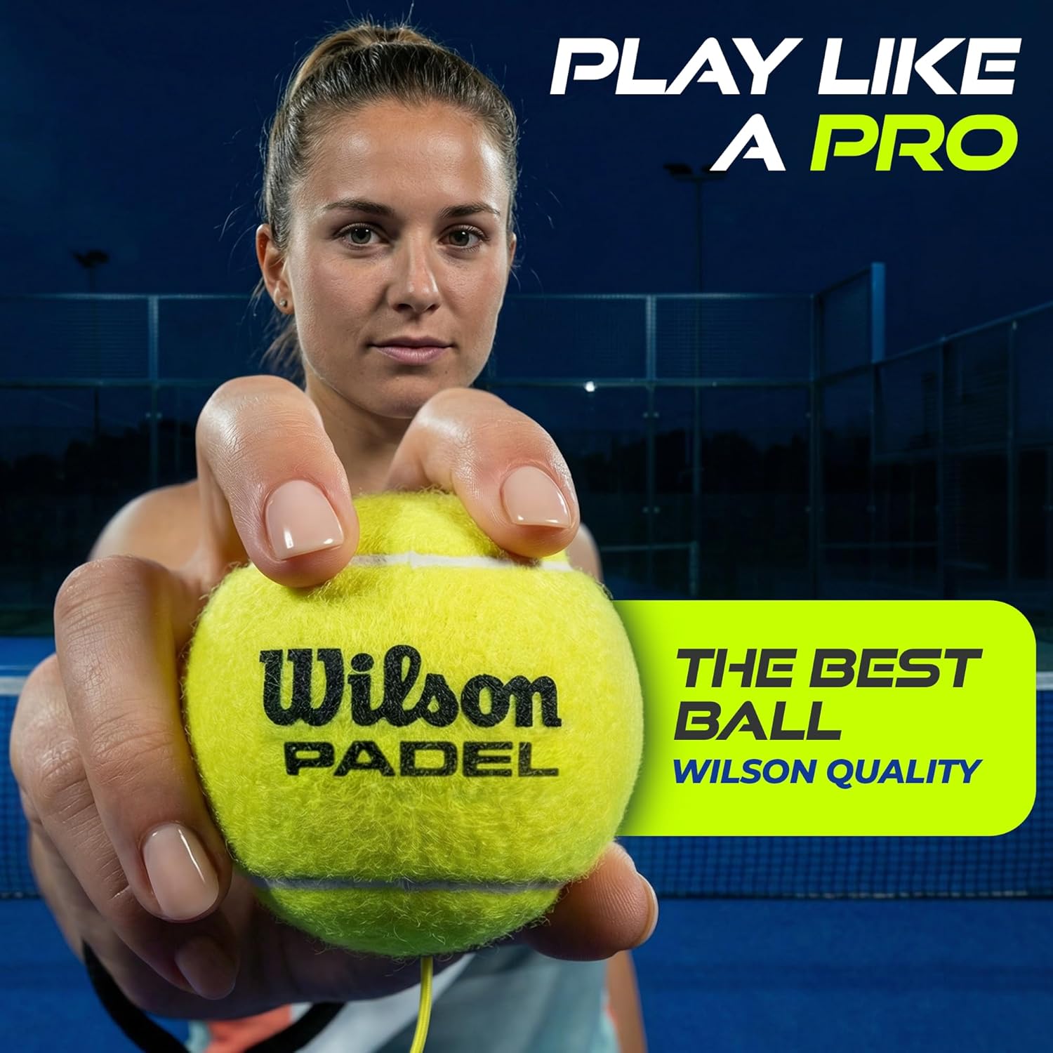 MOVEMATE Wilson® Dispositivo de Entrenamiento de Pádel Tenis con Pe...