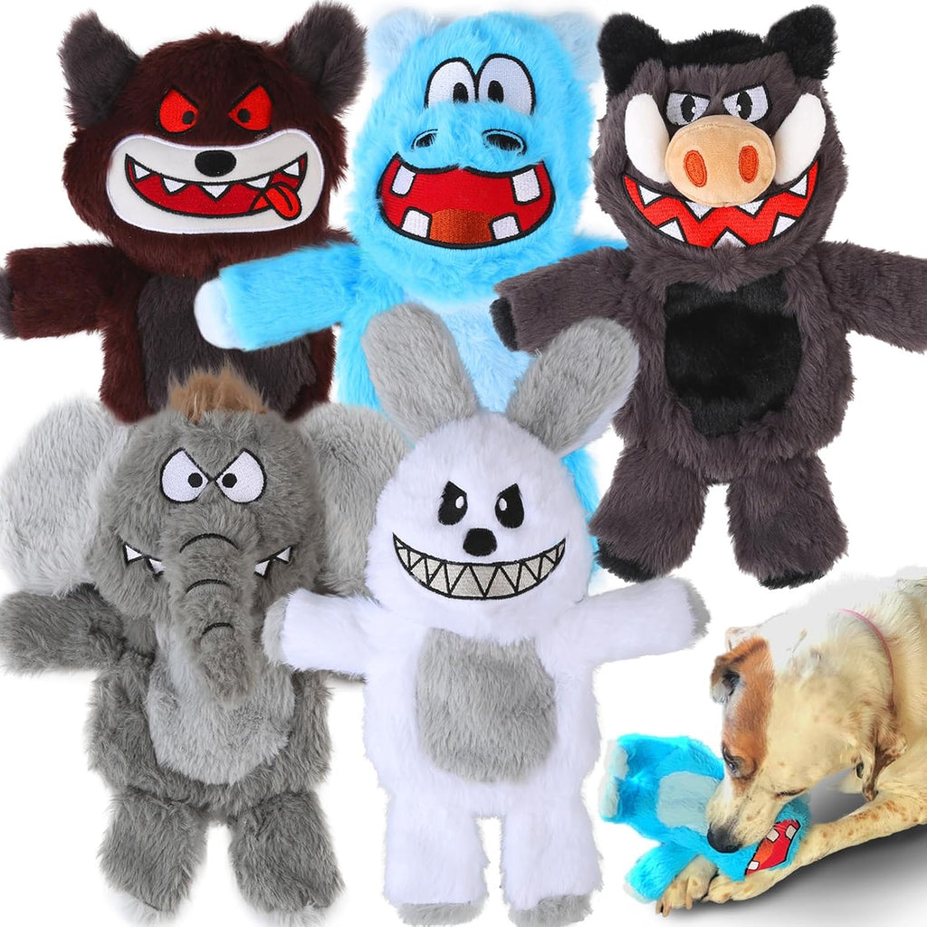Bzonsmart Paquete de 5 Juguetes Chirriantes para Perros. Juguetes d...
