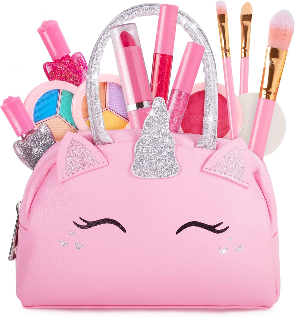 Sprinkles Toyz Kit de maquillaje real para niñas pequeñas: con bols...