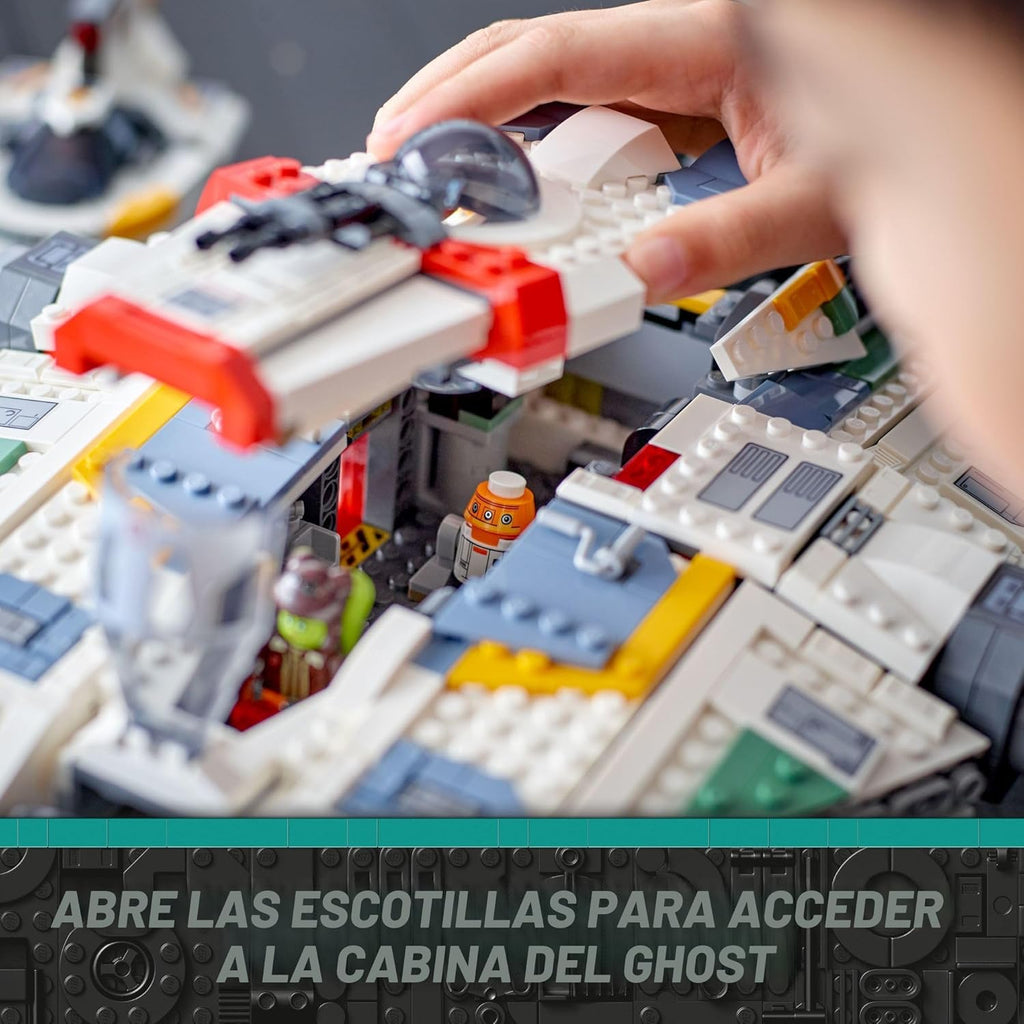 LEGO Star Wars Ahsoka Ghost and Phantom II - Juguete de nave espaci...