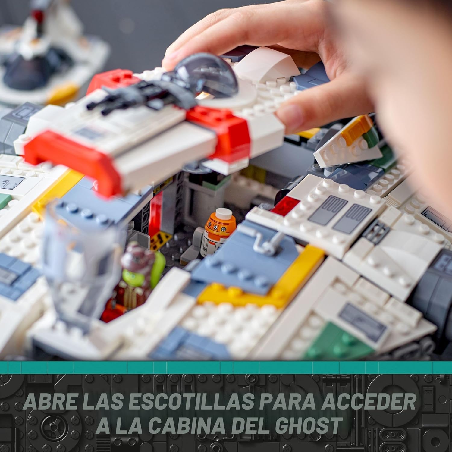 LEGO Star Wars Ahsoka Ghost and Phantom II - Juguete de nave espaci...