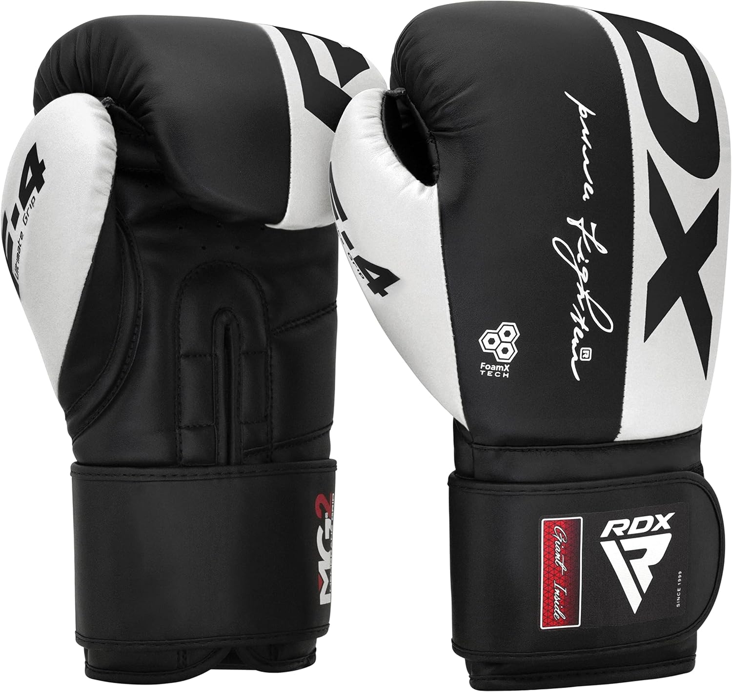 Guantes de boxeo RDX, guantes de entrenamiento de cuero Maya para M...