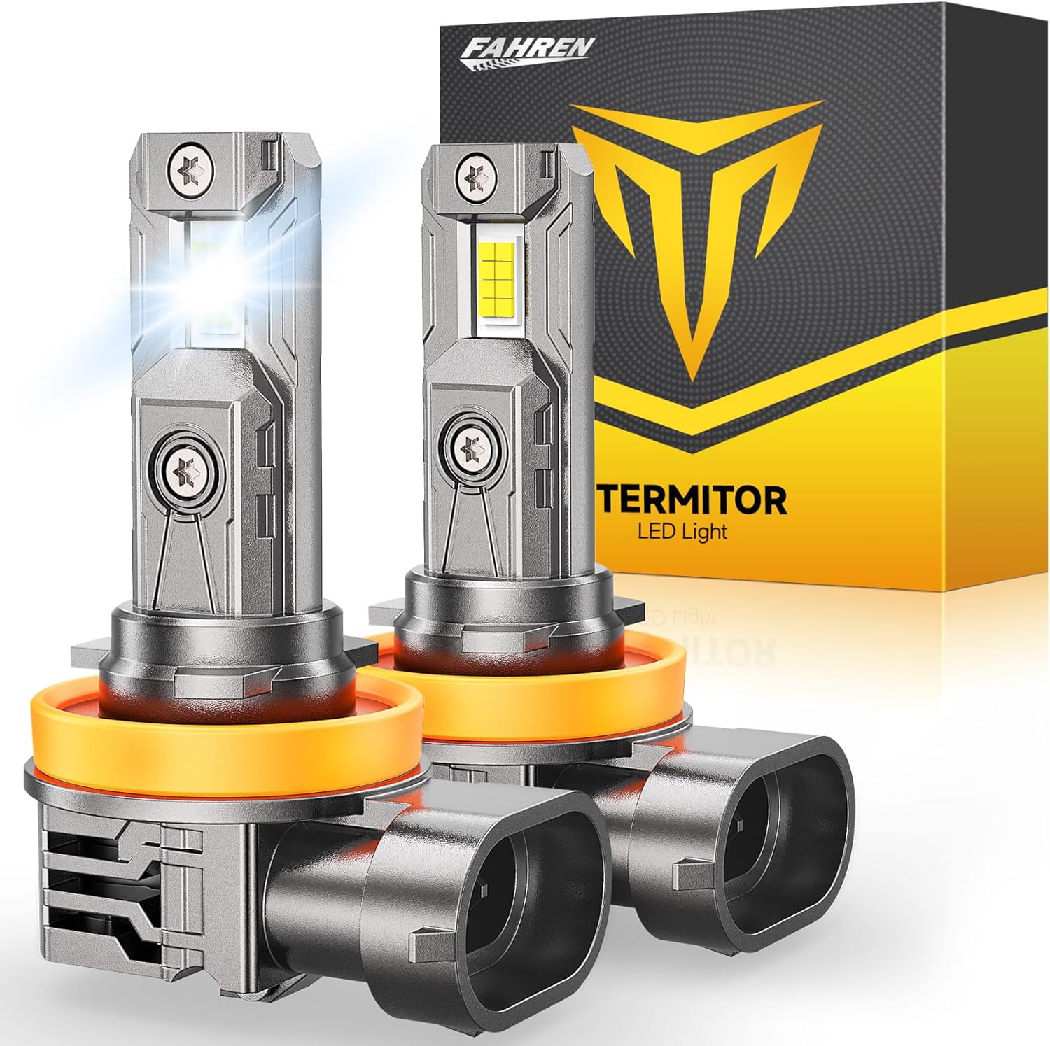 Termitor Flasheres electrónicos H11\/H9\/H8, 19X súper brillantes 6...