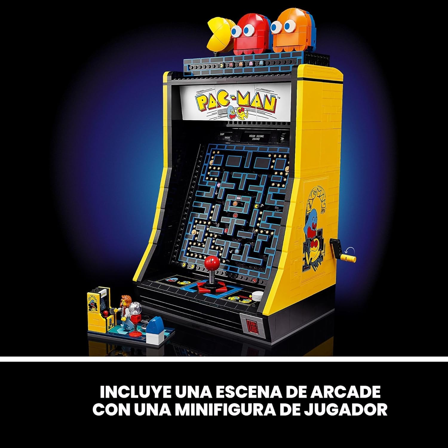 LEGO Icons PAC-Man Juegos de Construcción Arcade para Adultos - Dec...