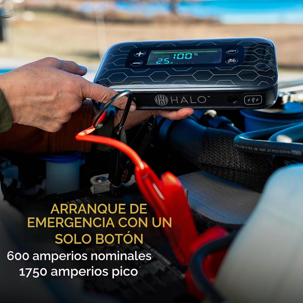 HALO Bolt Air+ 1750 arrancador de batería de auto portátil | Compre...