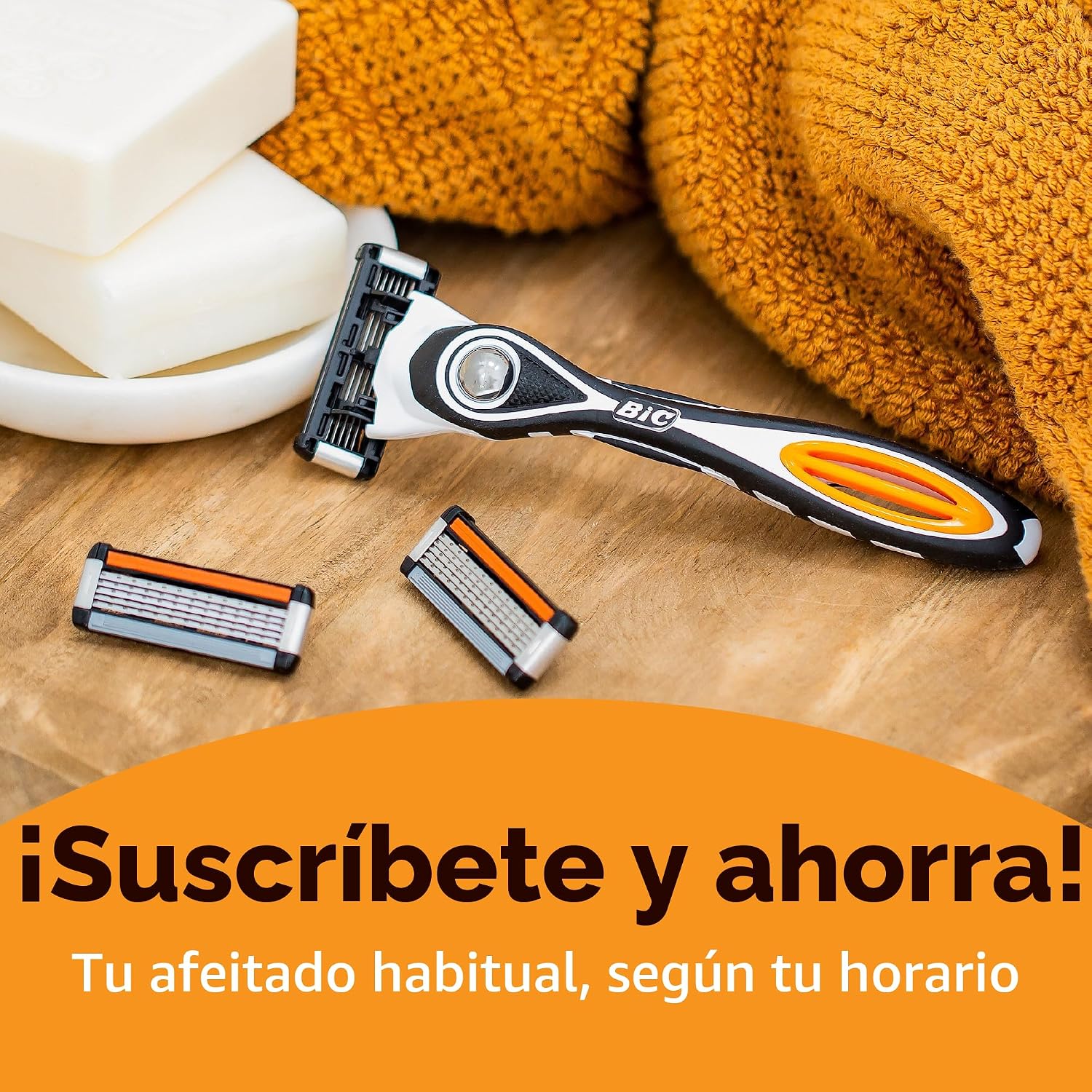 BIC Flex 5 Recargable para hombre de 5 cuchillas Recambios de maqui...