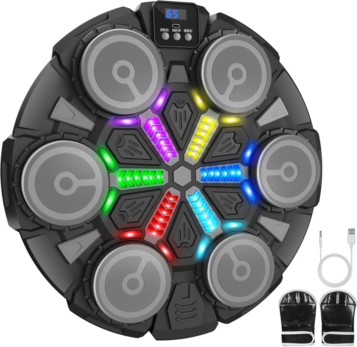 Máquina de boxeo de música juguetes deportivos para niños y adultos...