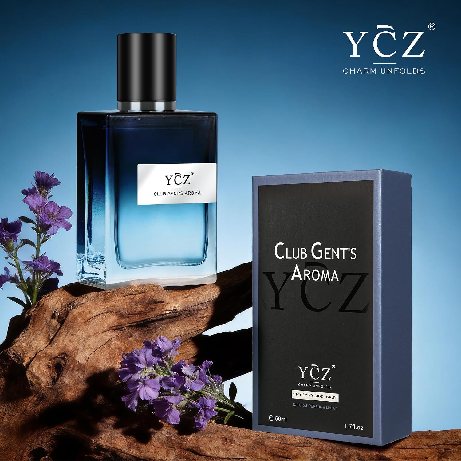 Ycz Club Gentleman's Aroma Eau de Parfum para hombre, 1.7 fl oz...