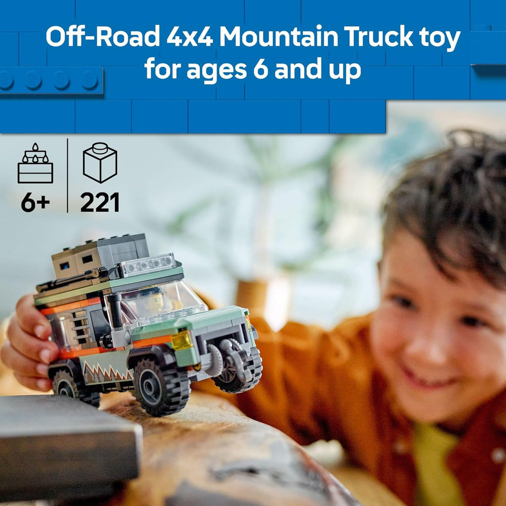 LEGO City Off-Road - Camión de montaña de juguete 4x4 \u2013 Juego...