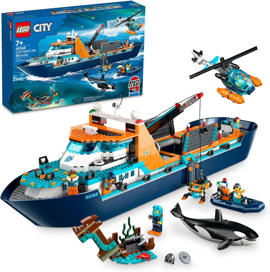 LEGO City Arctic Explorer Ship 60368 - Juego de juguetes de constru...