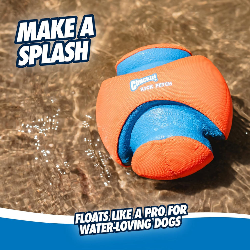 Chuckit! Kick Fetch Ball - Juguete para perros \u2013 Flota en el a...