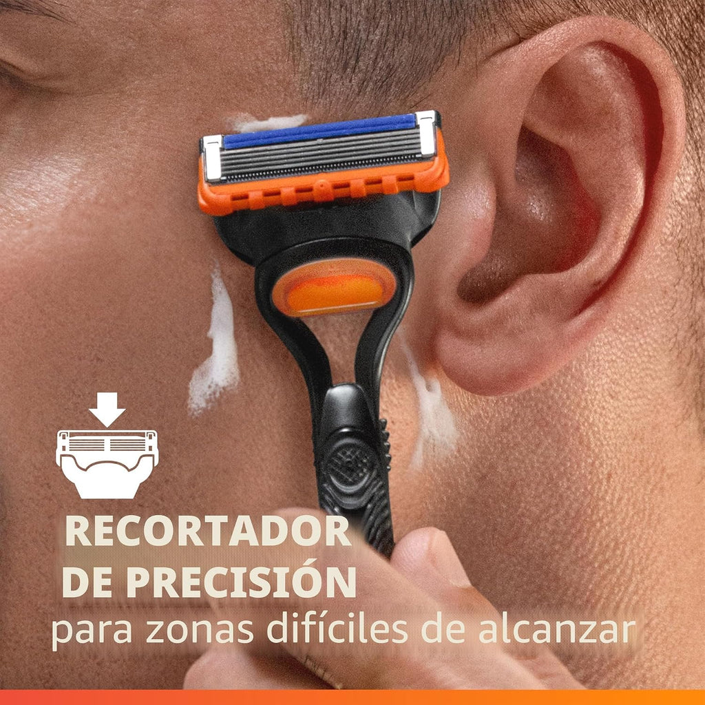 Gillette Fusion5 - Maquinilla de afeitar para hombres, 5 hojas, 1 m...