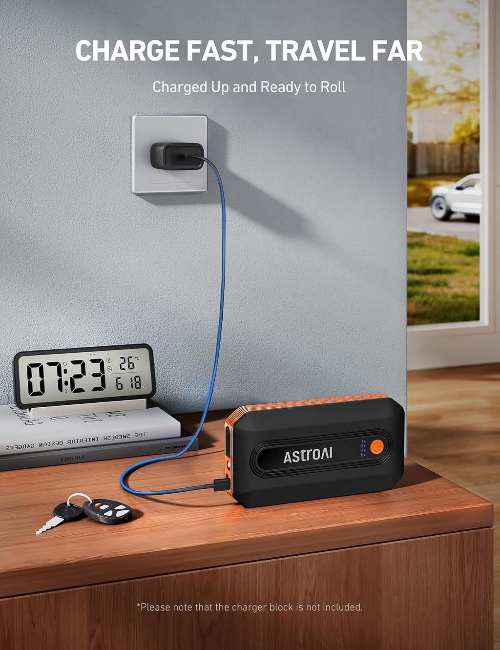 AstroAI B8 3000A - Arrancador de Batería de Coche, Paquete de Bater...