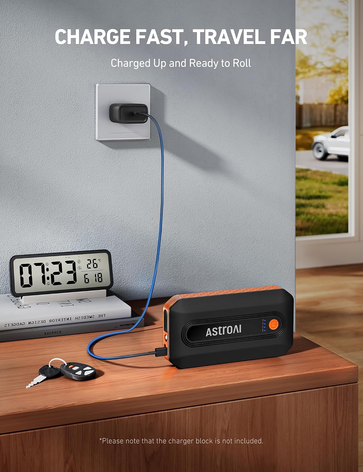 AstroAI B8 3000A - Arrancador de Batería de Coche, Paquete de Bater...