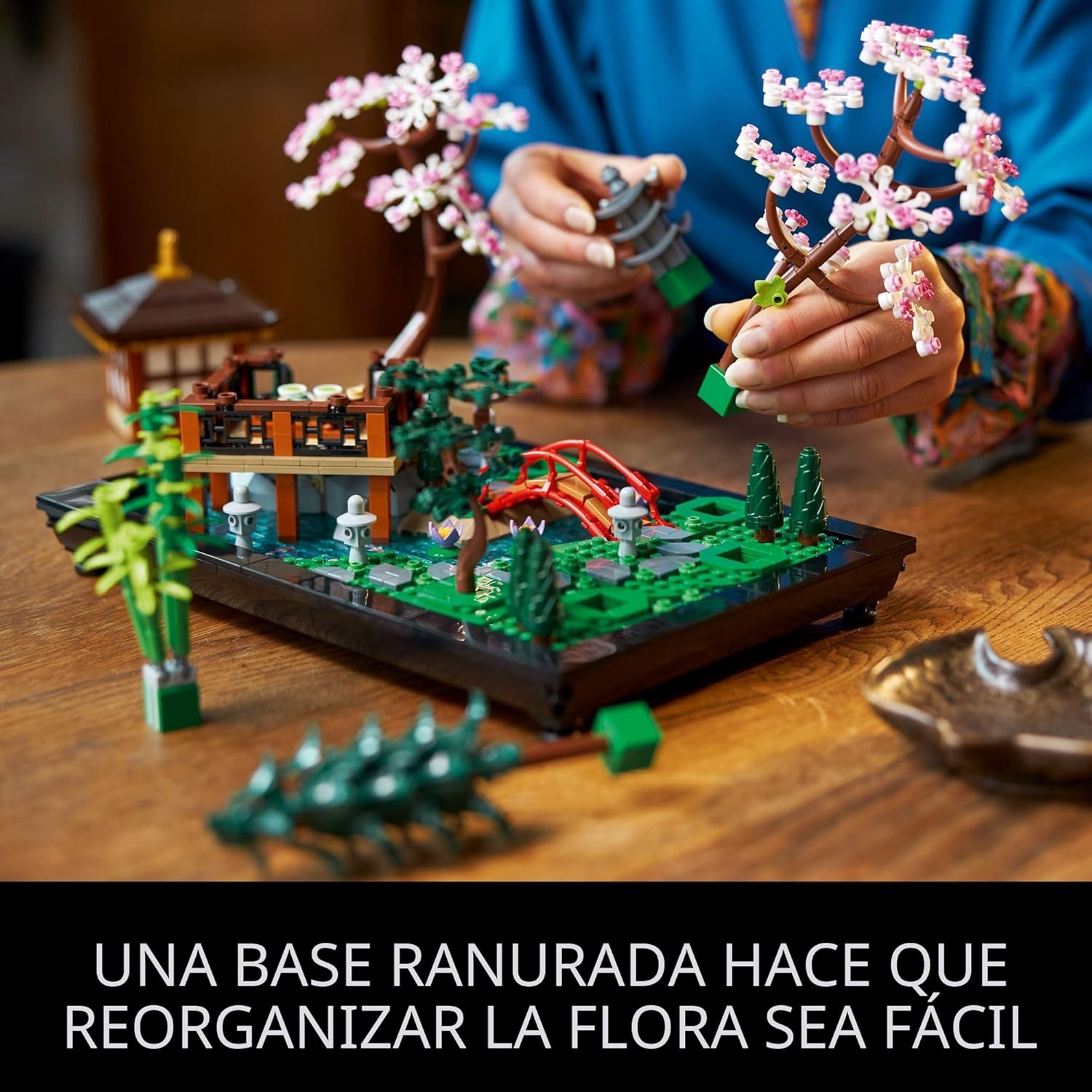 LEGO Icons Tranquil Garden Building Set \u2013 Kit detallado de jar...