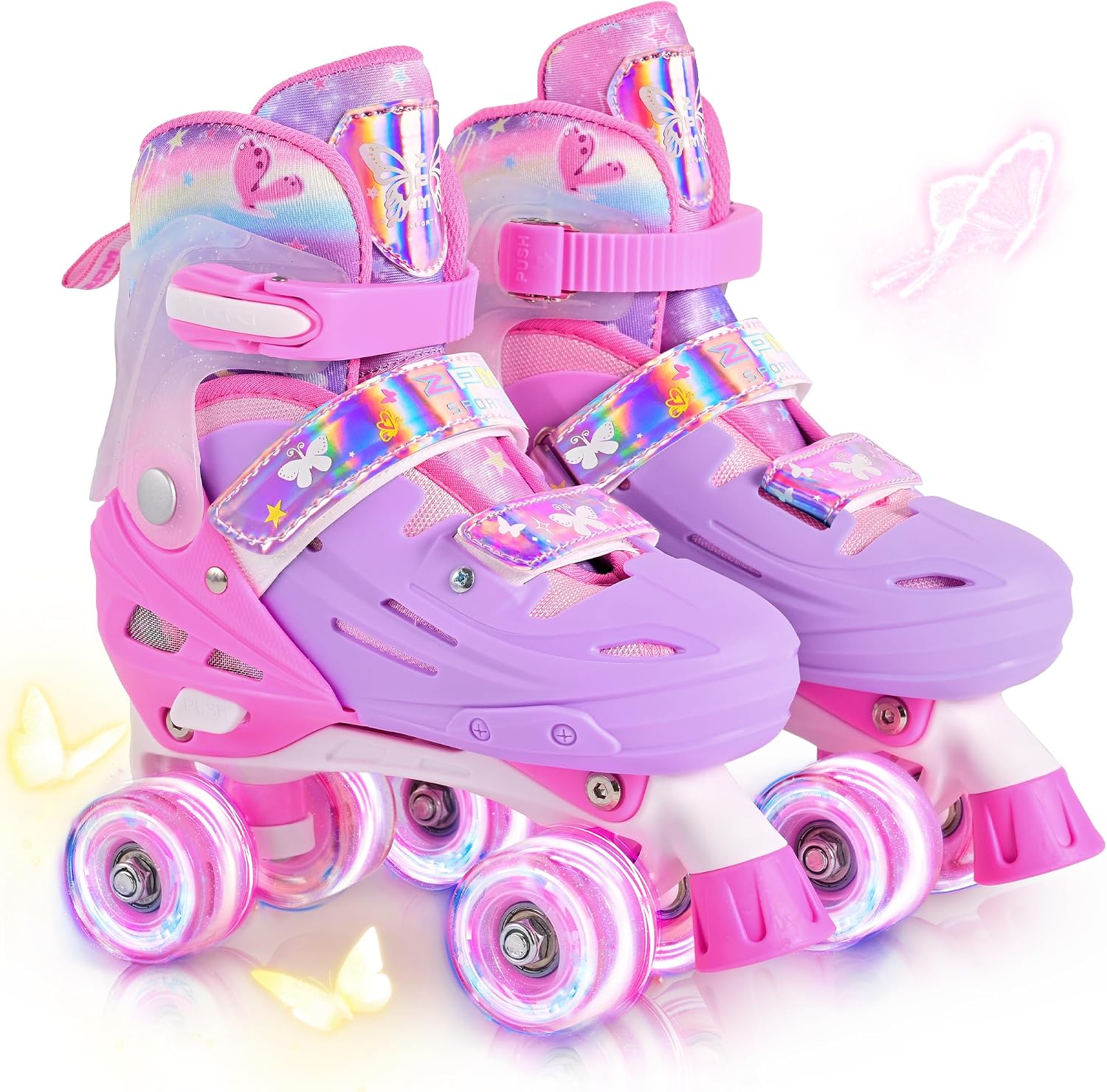 2PM SPORTS Patines de ruedas para niñas, niños y niños pequeños de...