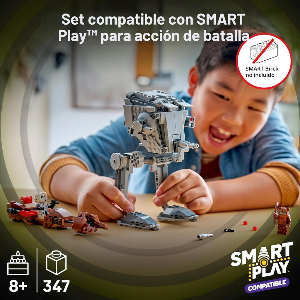 LEGO Star Wars SMART Play: AT-ST Attack on Endor - Juego de constru...