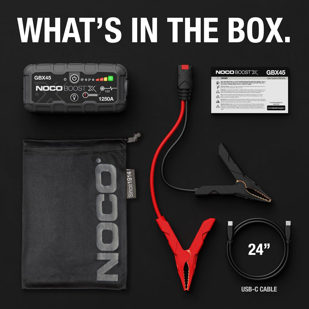 NOCO Boost X GBX45: Arrancador Ultraseguro de 1250 A \u2013 Paquete...