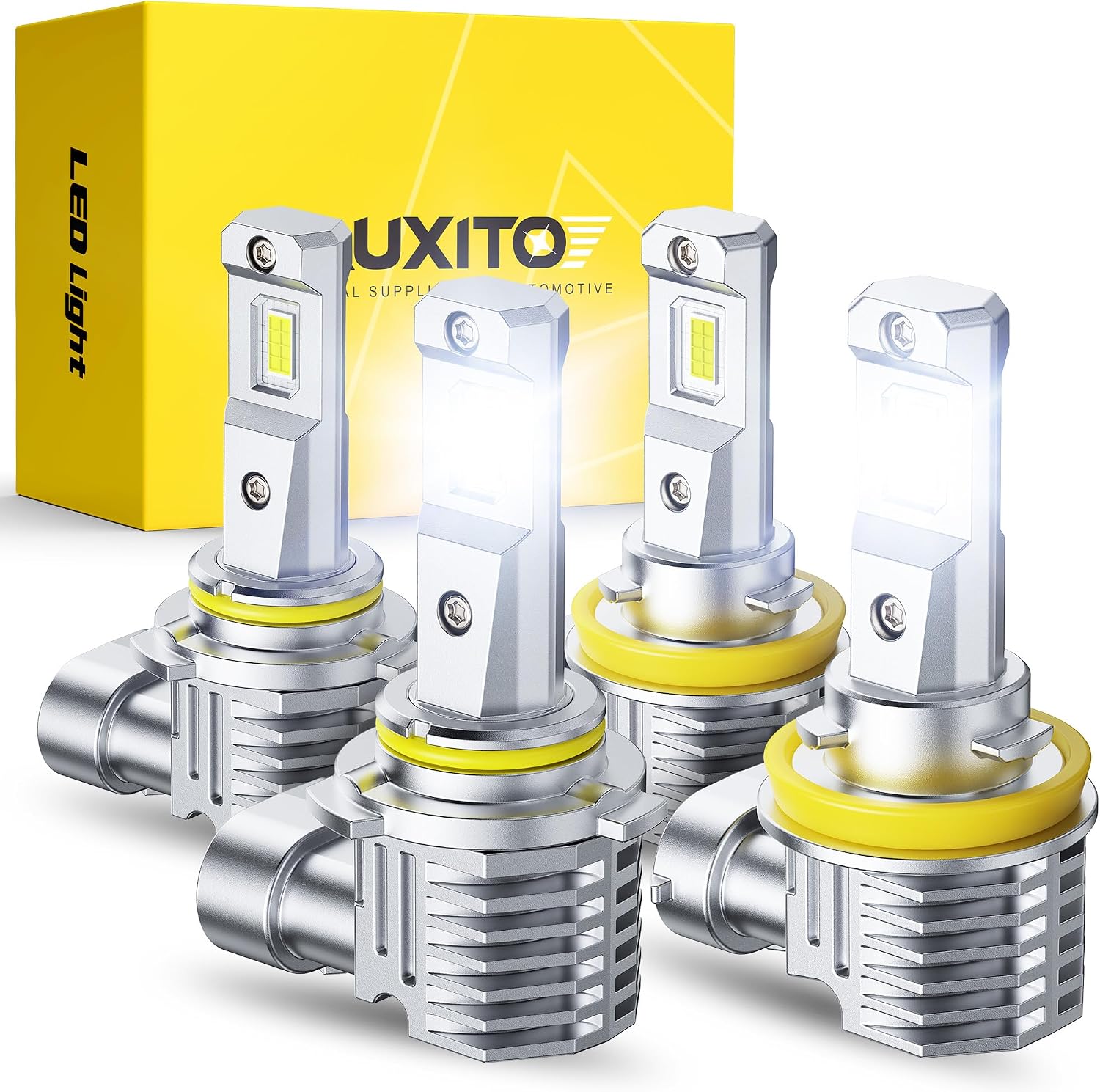 AUXITO Bombillas LED 9005 H11 HB3 H8 H9, 100000LM ultra brillante,...