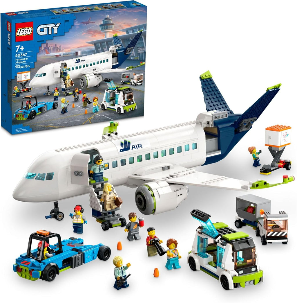 LEGO City Passenger Airplane Toy \u2013 Juego de construcción para...
