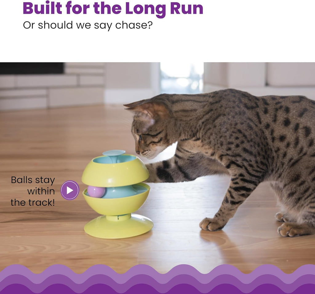 Catstages Twist-A-Ball 3-en-1 Juguetes Convertibles de Pista para G...