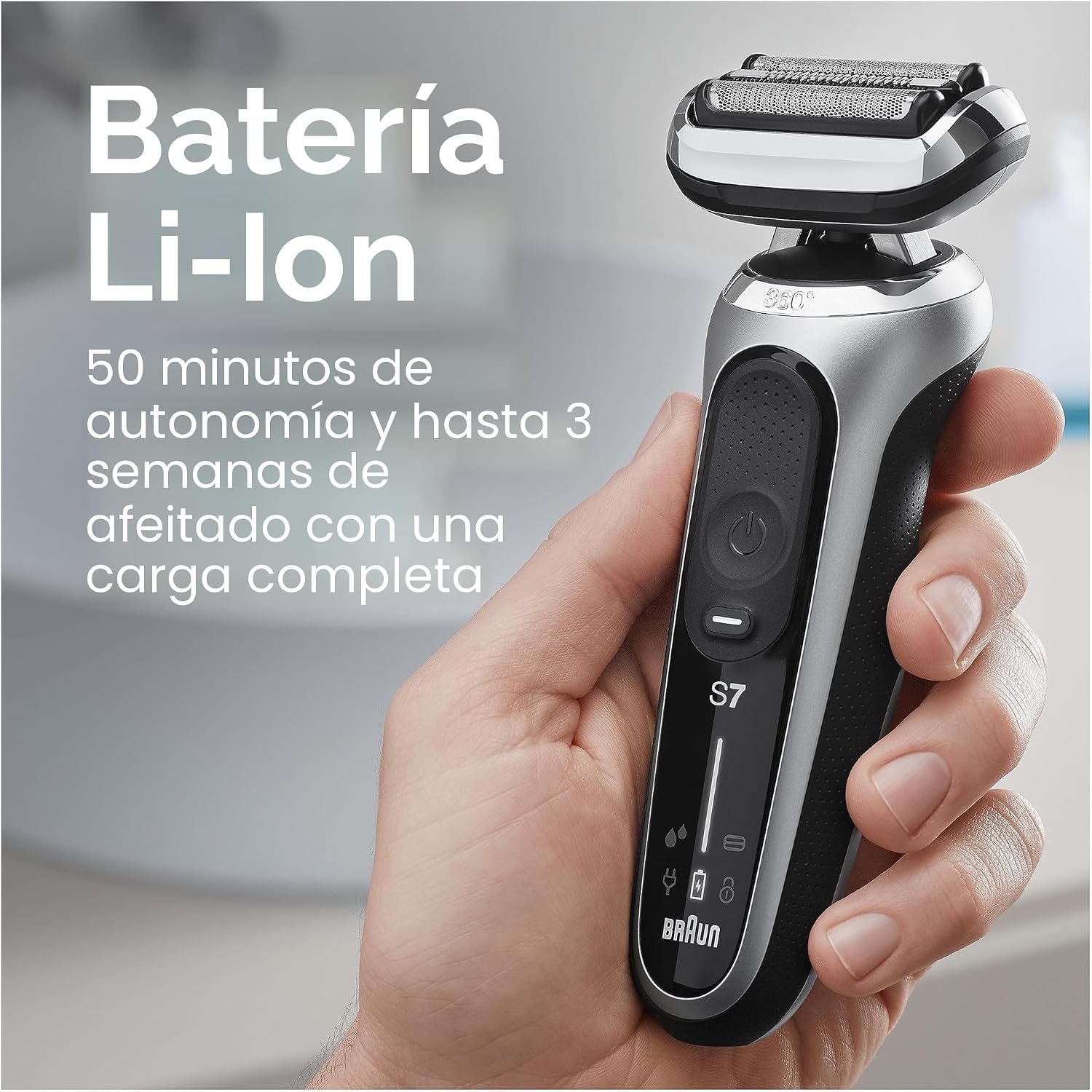 Braun Series 7 7032cs - Maquinilla de afeitar eléctrica flexible pa...