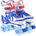 SULIFEEL Rainbow Unicorn - Patines ajustables de 4 tamaños para niñ...