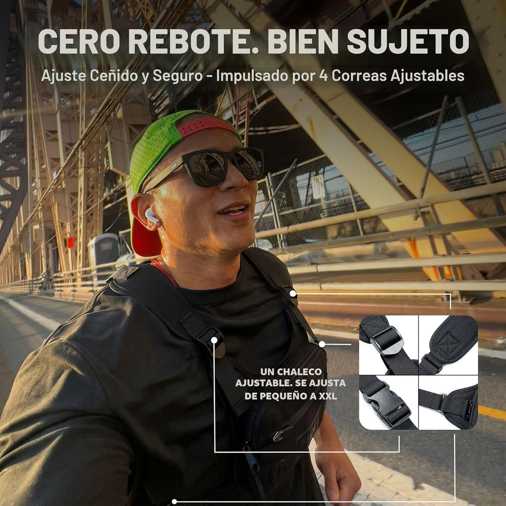 MVRK Mochila de pecho resistente al agua - Chaleco para correr para...