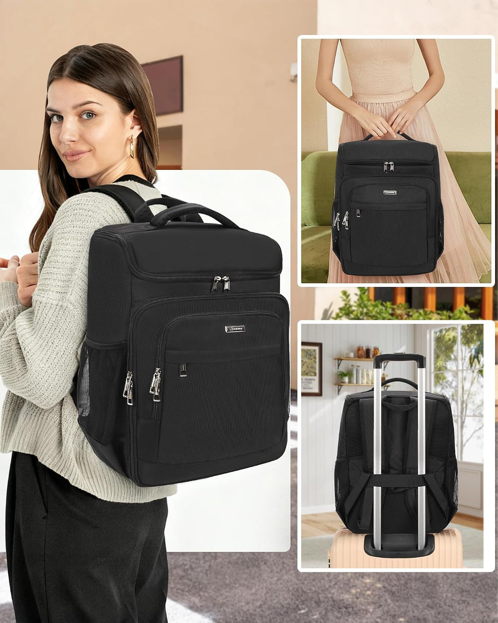 Relavel Bolsa de peluquería, herramientas para el cabello, bolsa de...