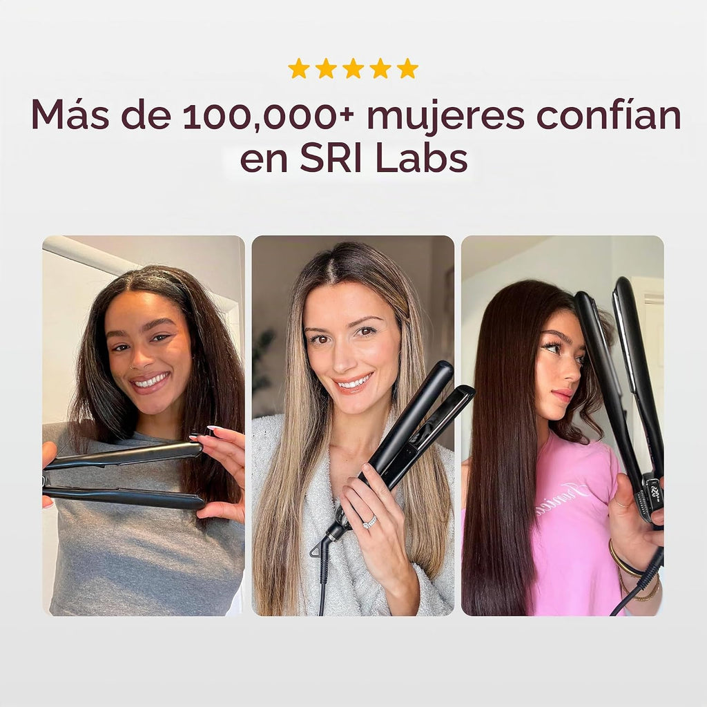 SRILabs StyleQ Plancha plana para el cabello alisador Styler - Tecn...
