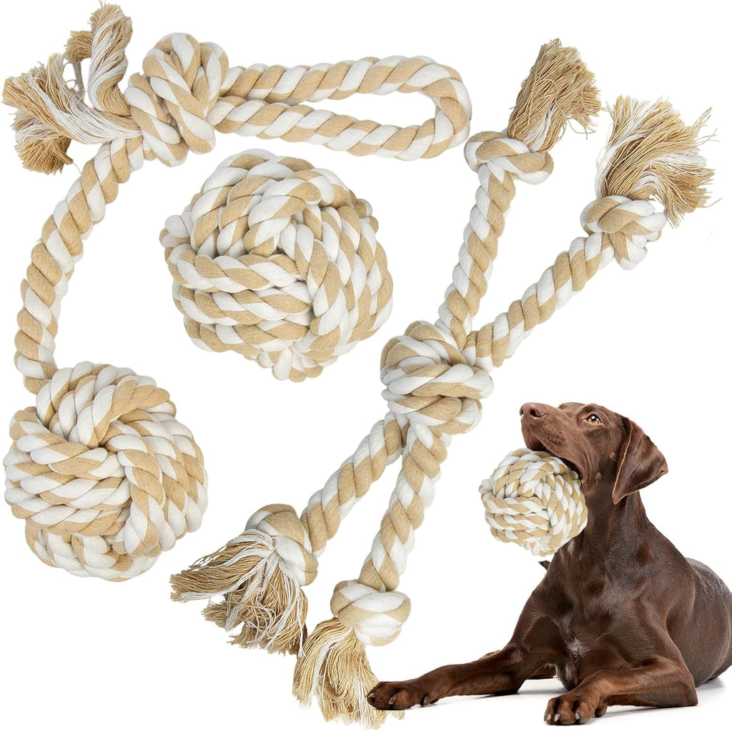 Juguetes de cuerda para perros TwoEar para perros grandes - 3 paque...