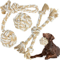 Juguetes de cuerda para perros TwoEar para perros grandes - 3 paque...