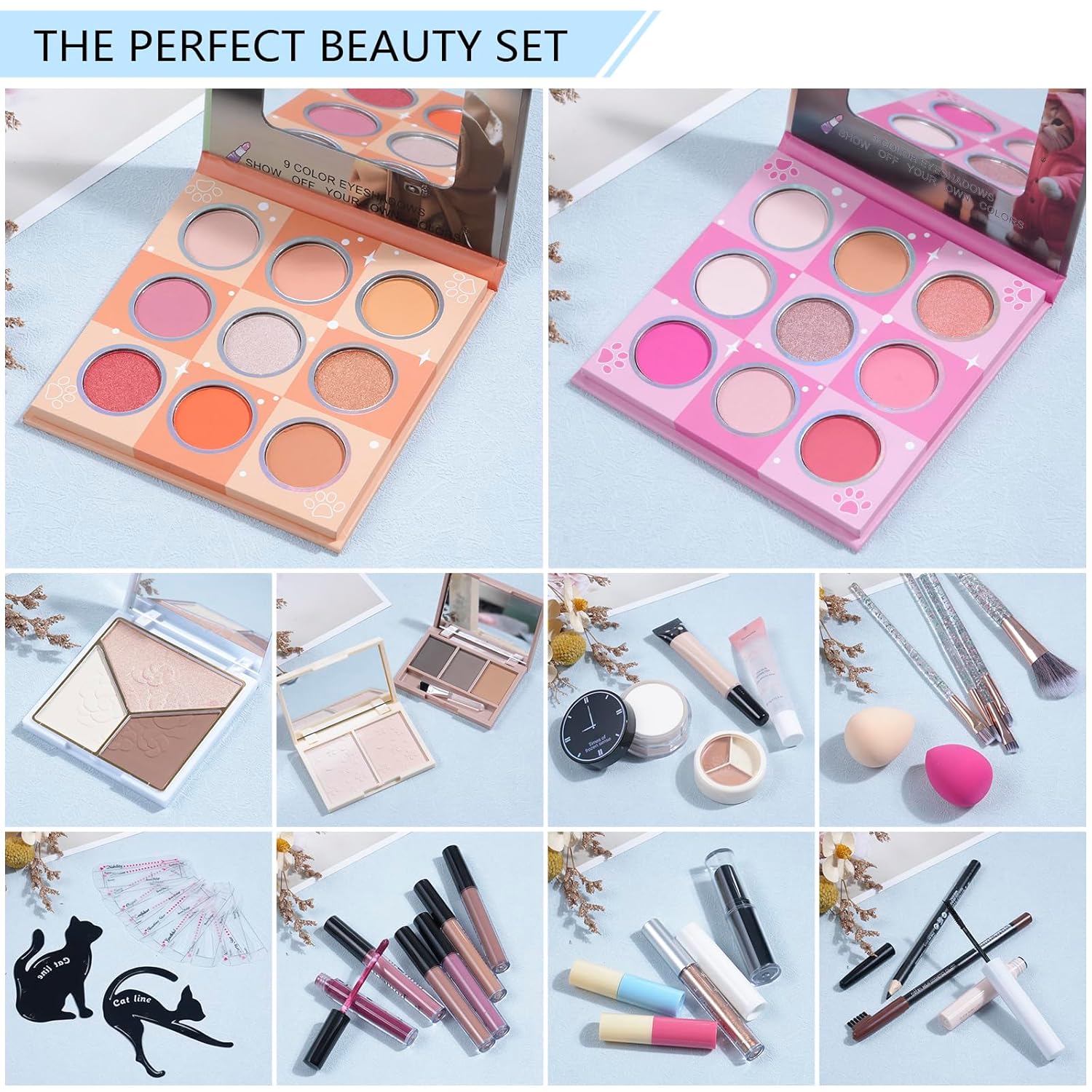Kits de maquillaje para niñas y adolescentes, set de regalo de maqu...