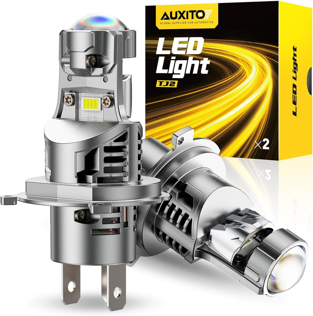 AUXITO Bombilla LED 9003, brillo de 30000 lúmenes, 6500 K, blanco P...