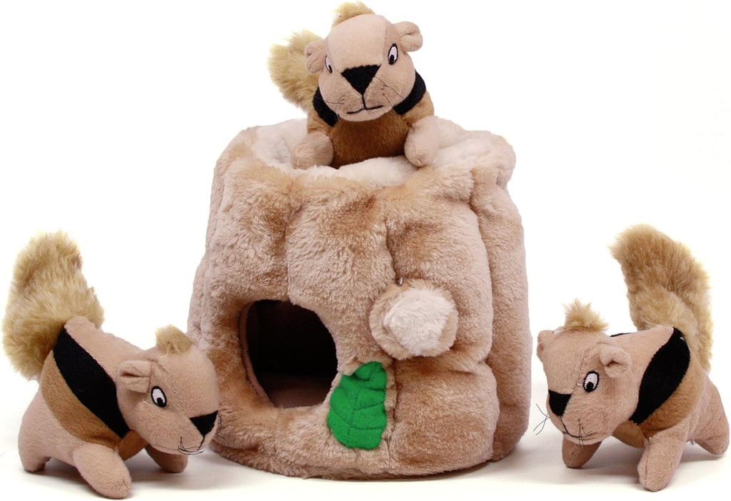 Outward Hound Hide A Squirrel Juguete Rompecabezas de Peluche para...