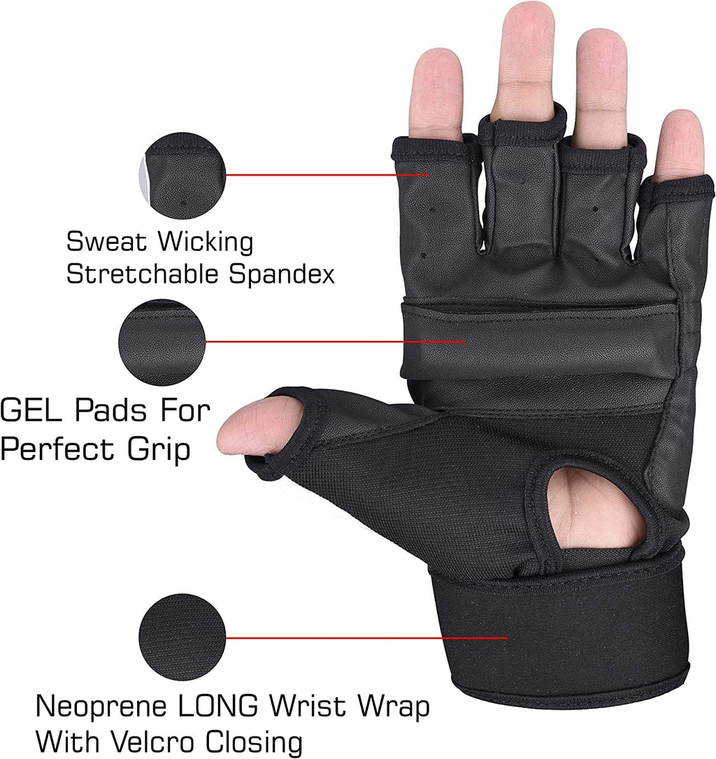 SAWANS Saco de Boxeo Guantes de Boxeo Manoplas de Karate MMA Combat...