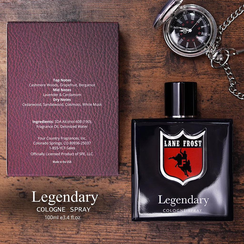 Lane Frost Legendary Cologne para hombres - Aroma occidental origin...