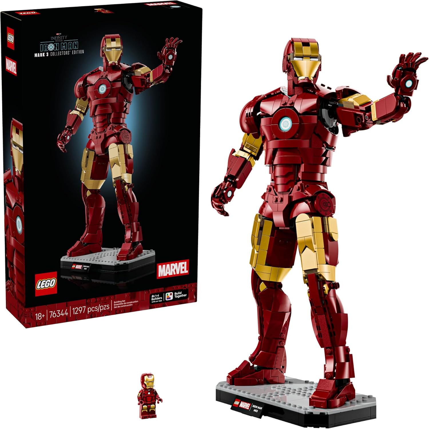 LEGO Marvel Iron Man Mark 3 Edición de coleccionistas - Set de cons...