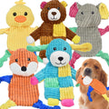 LECHONG 5 juguetes chirriantes para perros, juguetes grandes arruga...