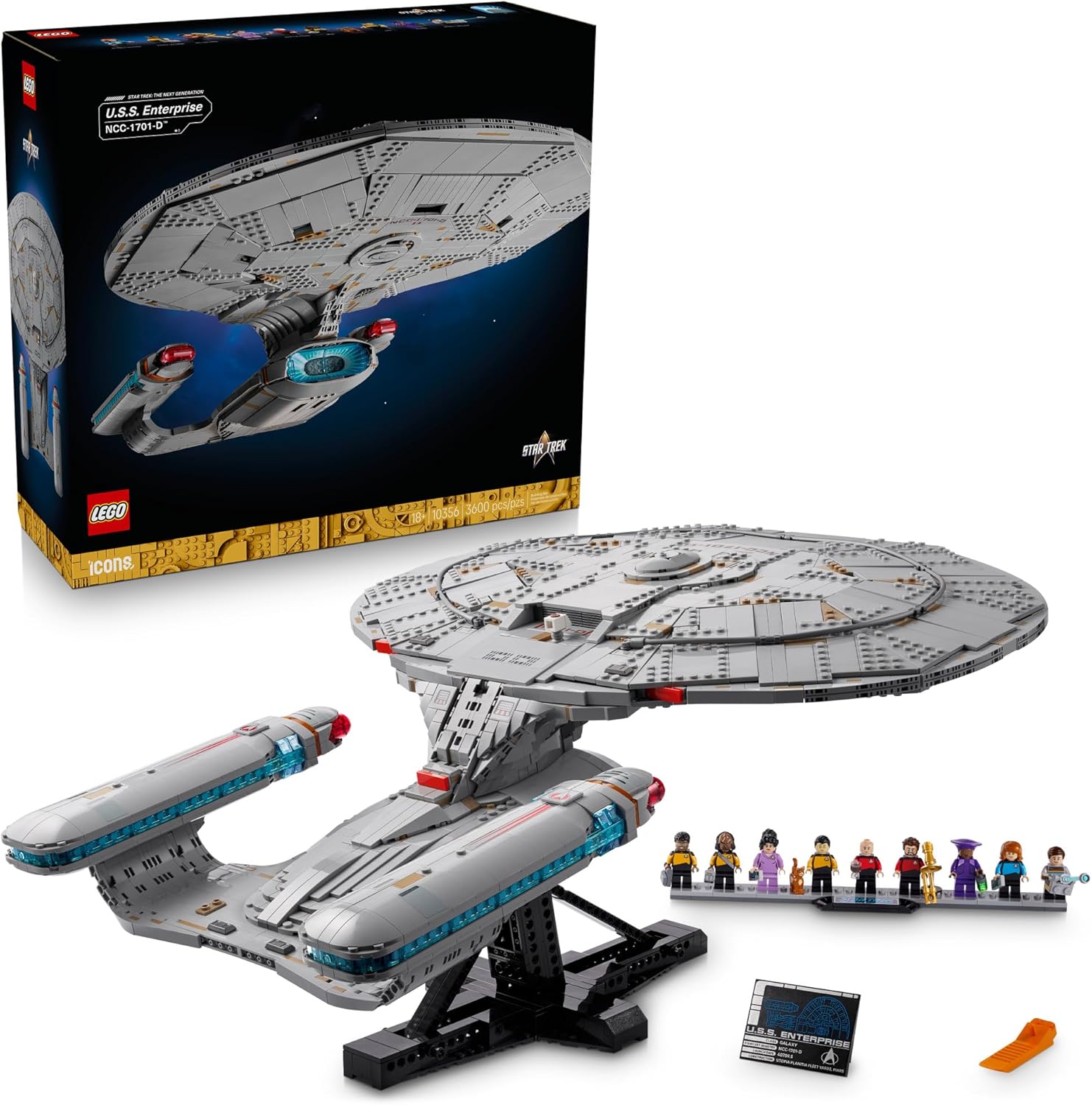 LEGO Icons Star Trek: U.S.S. Enterprise NCC-1701-D - Juegos de cons...