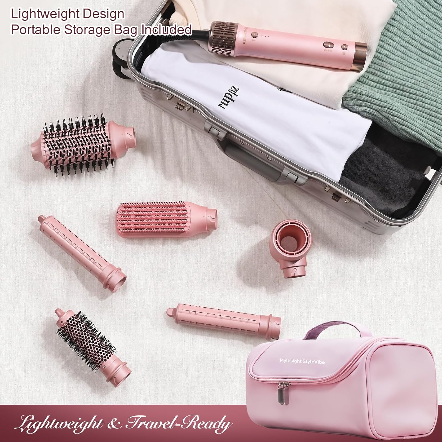 Mythsight StyleVibe - Estilizador de aire 6 en 1, secador de pelo y...