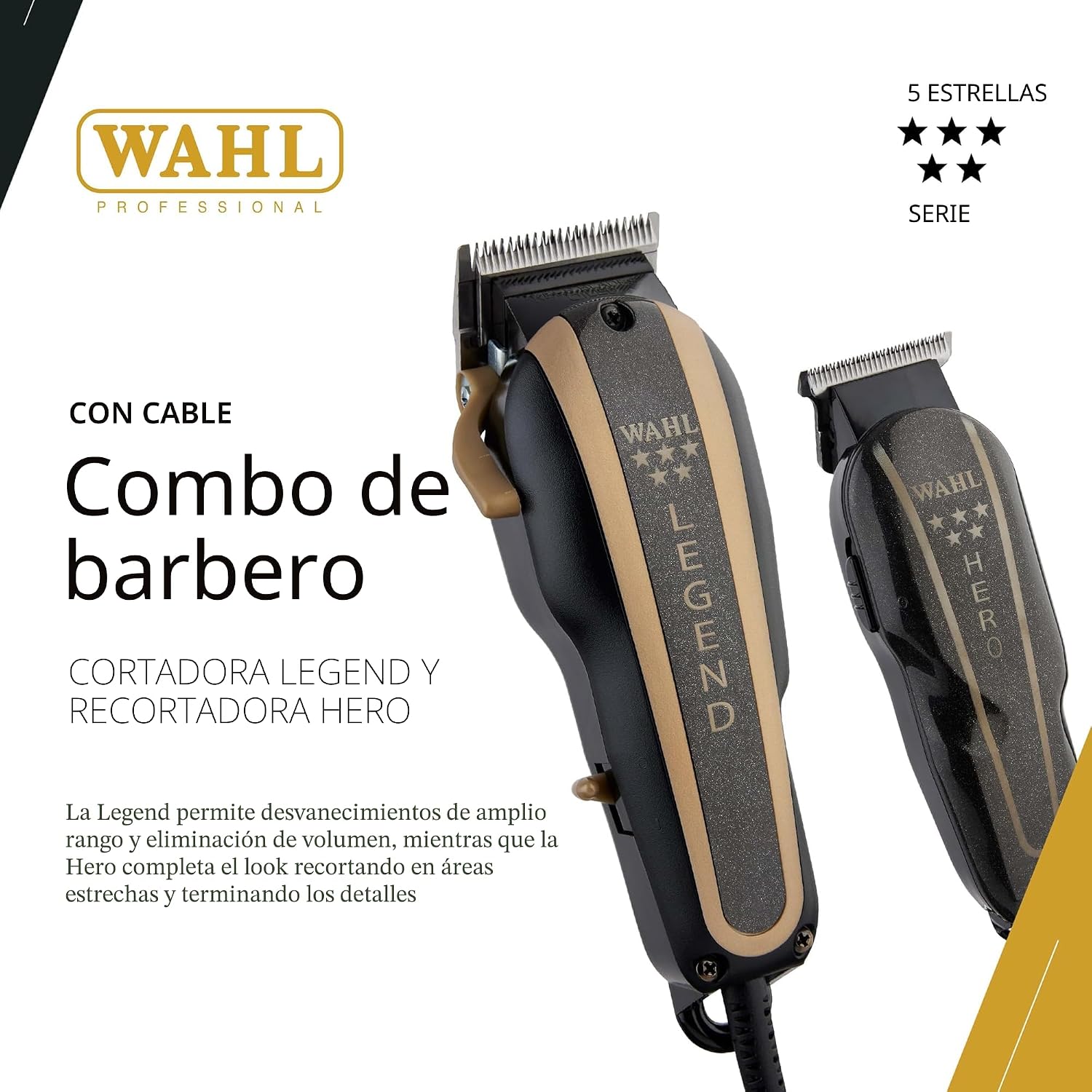 WAHL Professional kit de rasurado de 5 estrellas número 8180
