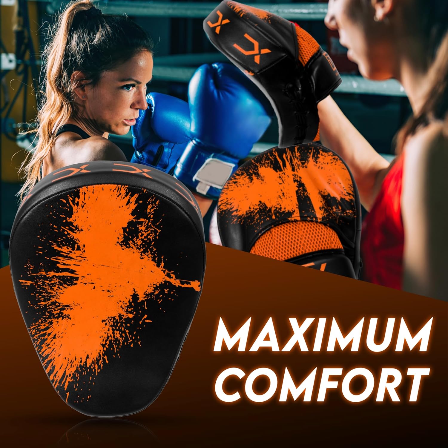 DALLX Guantes deportivos con gancho y Jab curvados para entrenamien...