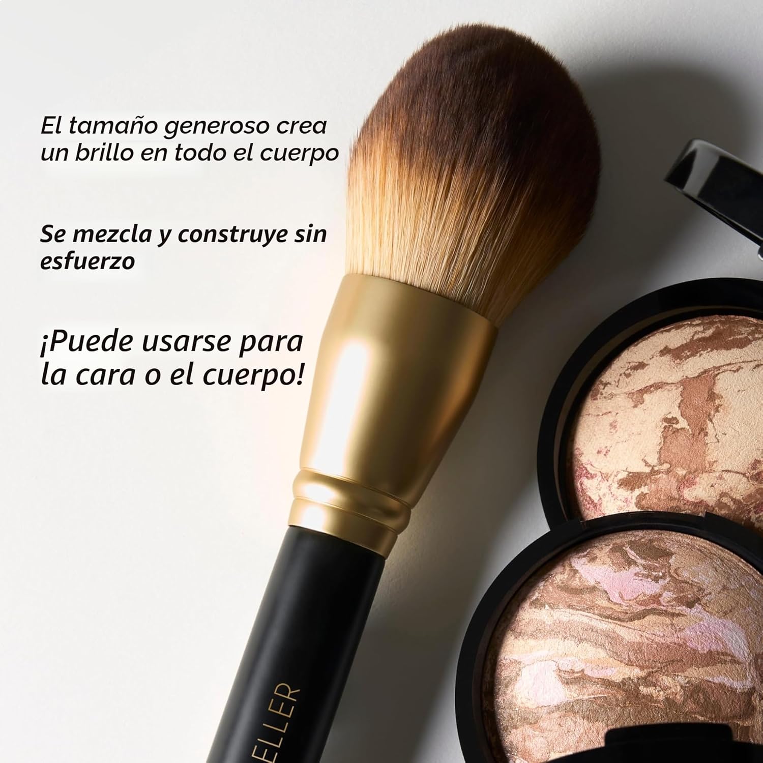 LAURA GELLER NEW YORK Pinceles de maquillaje profesional cosmético...