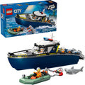 LEGO City Persecución de Barcos Policiales - Juguete de construcció...