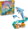LEGO Creator 31385 - Animales marinos 3 en 1: hermosos juguetes de...