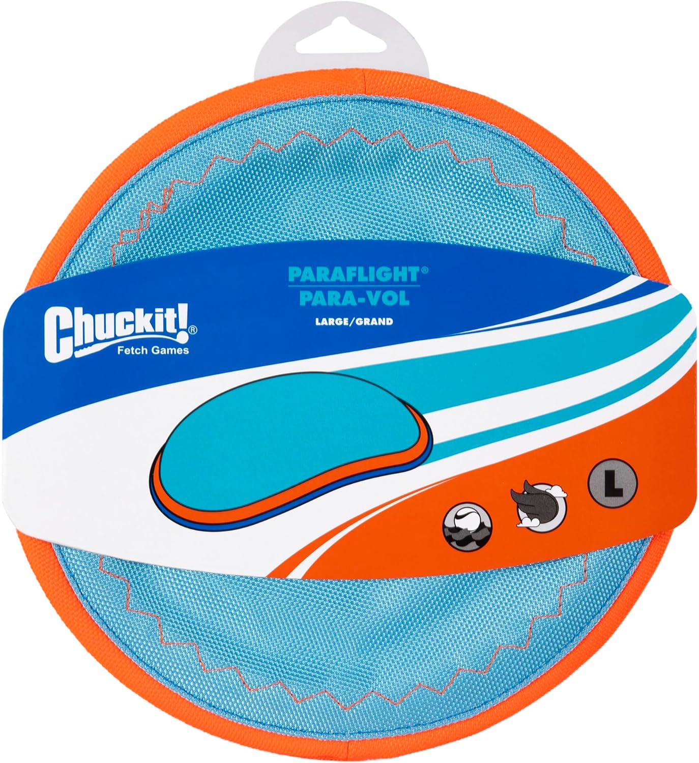 Chuckit! Paraflight - Juguete de disco volador para perro, volante...