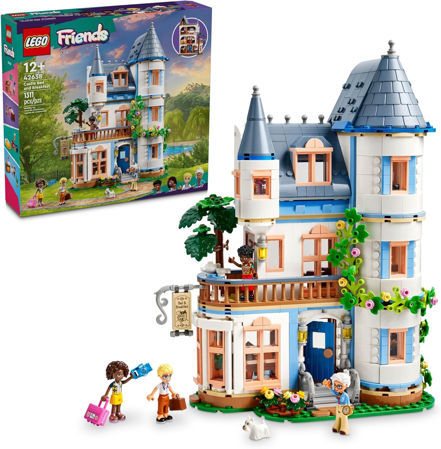 LEGO Friends Castillo Cama y Desayuno Hotel Juego de Construcción -...