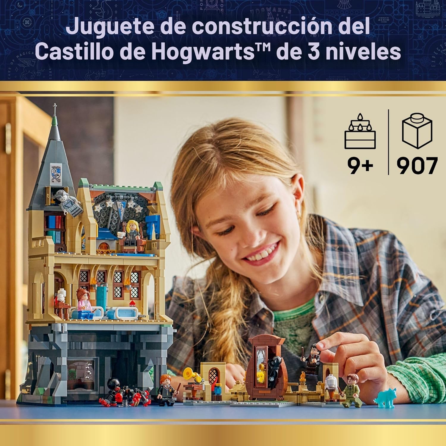 LEGO Harry Potter Hogwarts Castle: juguete de construcción de alas...