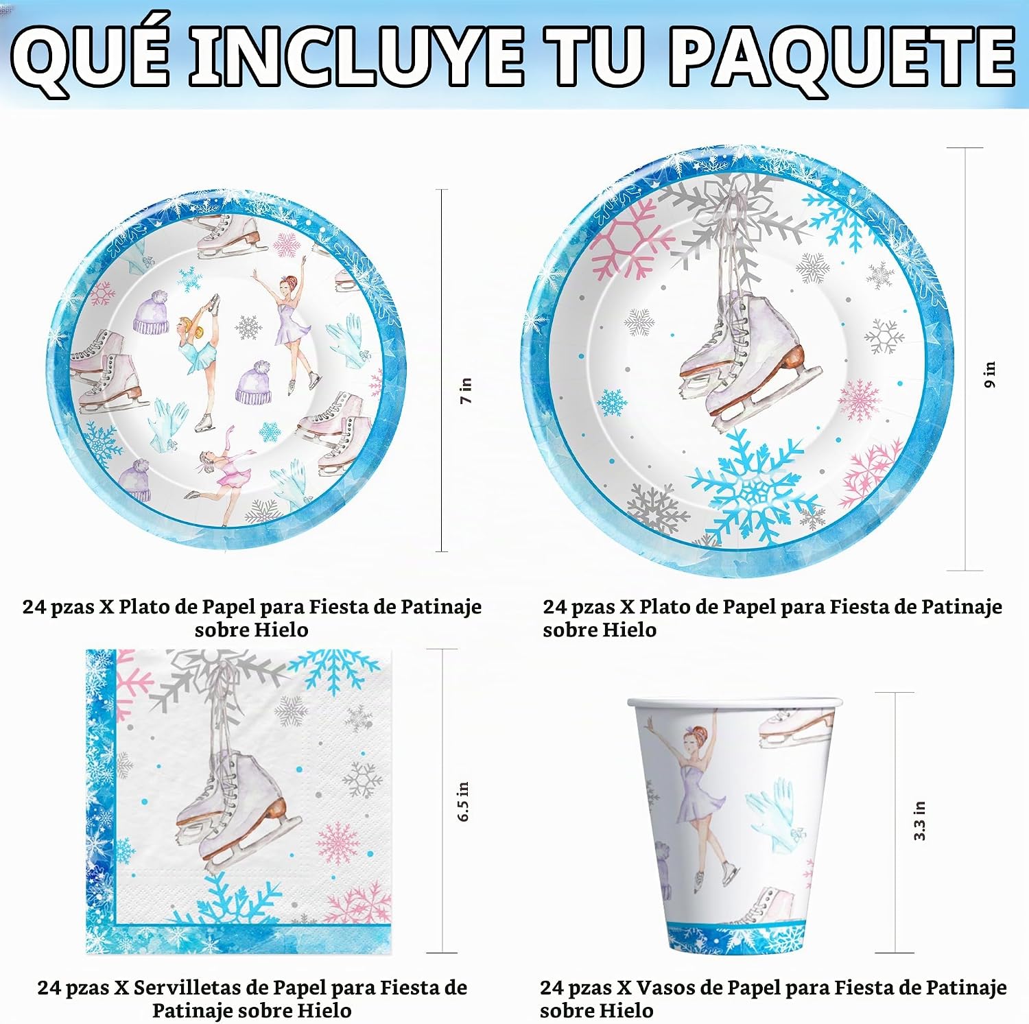 YJRJSC - Vajilla para decoración de fiesta de cumpleaños para niña,...